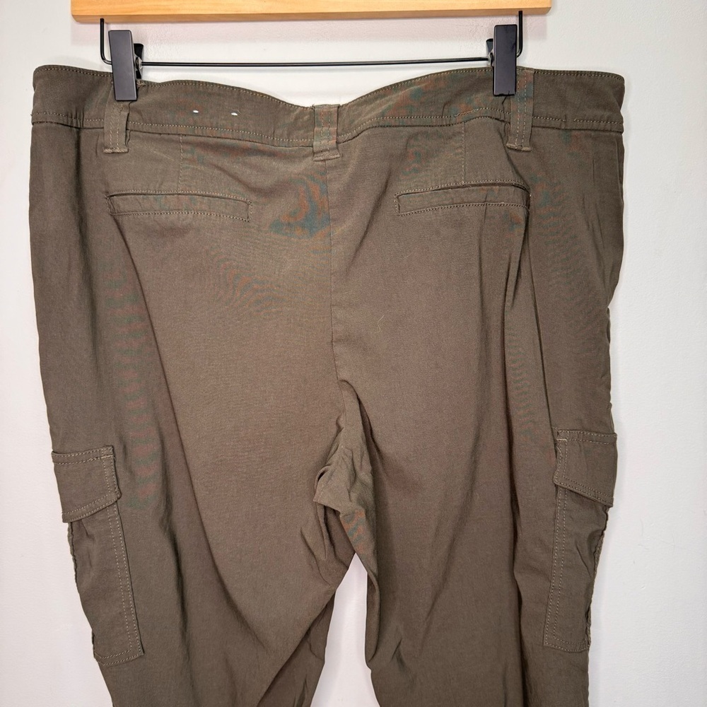 Ricki's Green Cargo Skinny Trouser Pants Size 16 - Picture 7 of 11